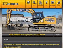 Tablet Screenshot of equipementstgermain.com